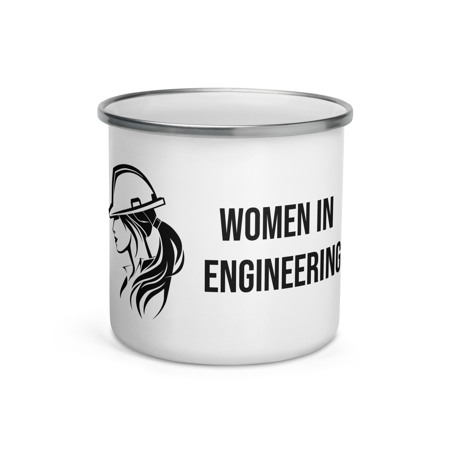 Women in Engineering Enamel Mug