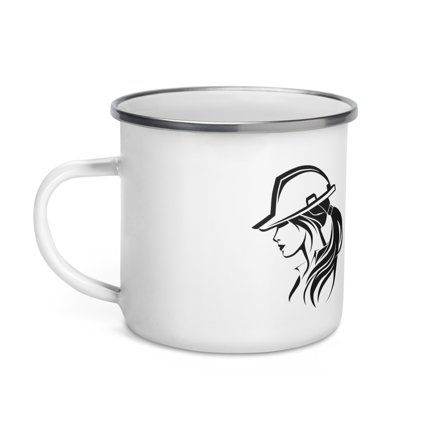 Women in Engineering Enamel Mug