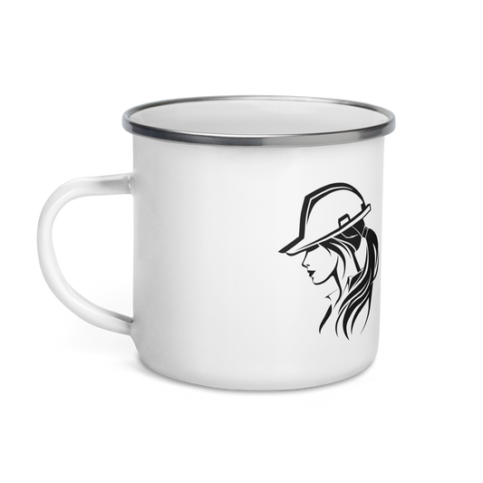 Women in Engineering Enamel Mug