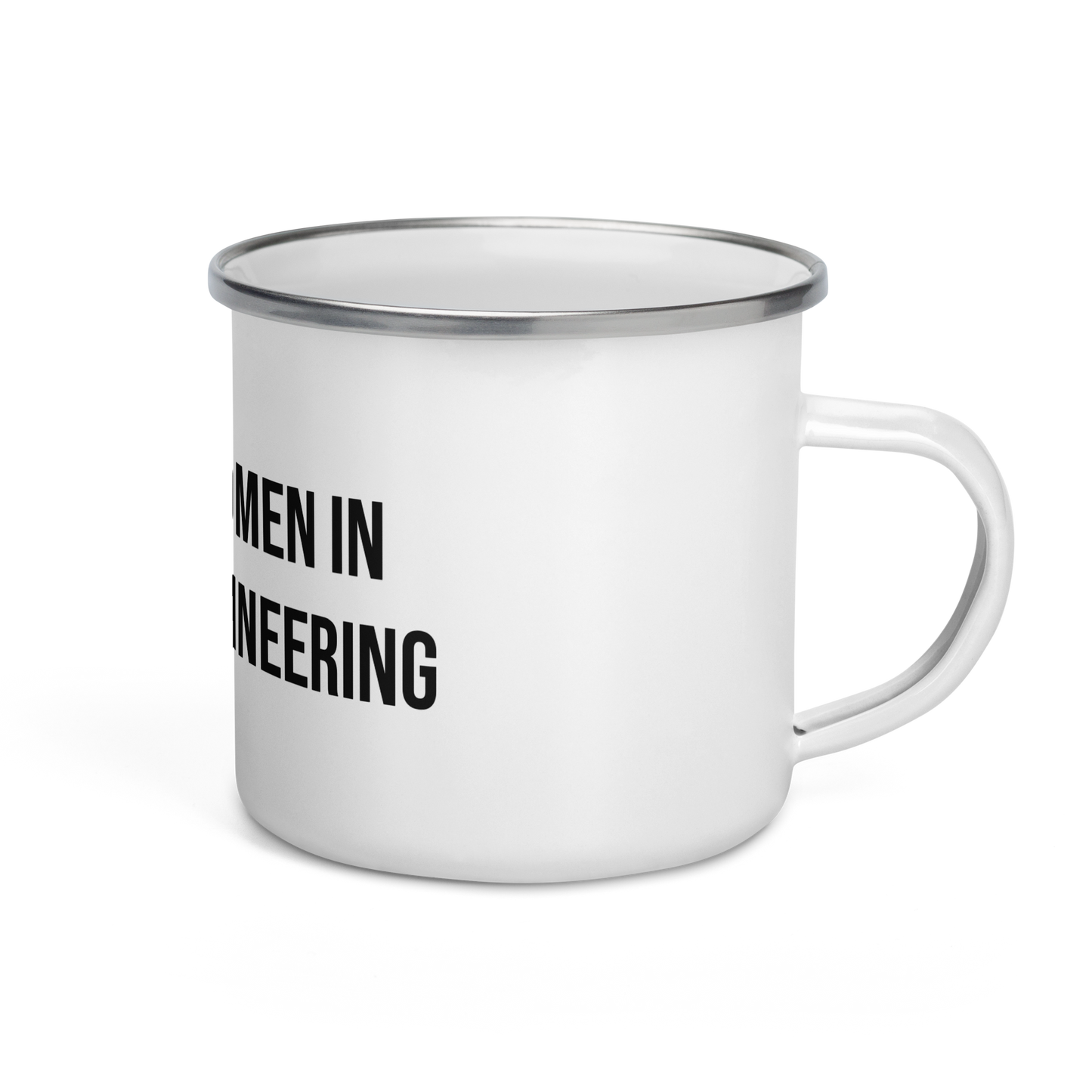 Women in Engineering Enamel Mug